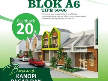 rumah 2 lantai dekat pusat perkantoran kota malang