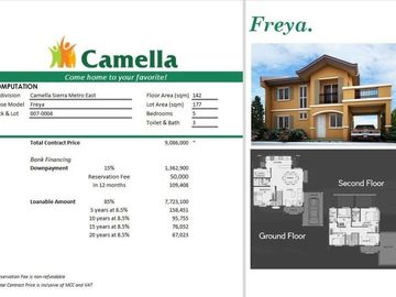 Camella Sierra Metro East in Teresa For more inquiries, Pls contact; Donald Portuguez SUN# 0933825---- TM# 0955561----
