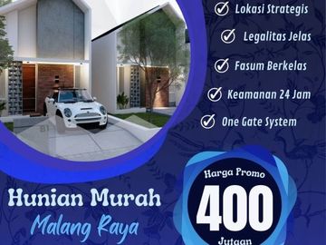Rumah murah modern strategis dekat Pusat Pendidikan Kota Malang