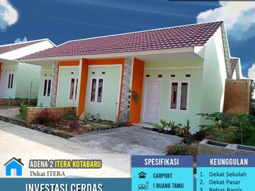 perumahan kamar 2 deket kampus ITERA