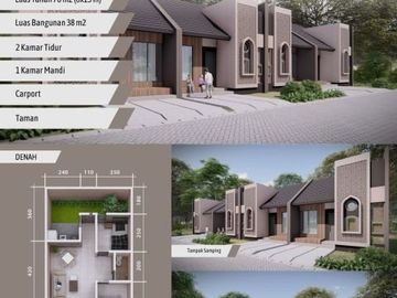 Jual Murah Rumah Type 36/72 di Jalur wisata Bogor Barat
