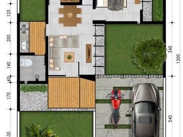 Rumah Dijual Cluster Mountana Hills Semarang Type 45/120