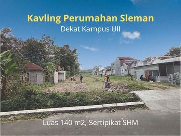 Tanah Perumahan Sleman, Dekat Kampus UII
