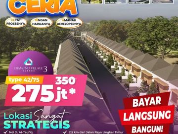 Terlaris, WA 0823-3511-----, Rumah Dekat Merr Surabaya Hanya 300 Juta-an