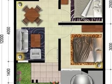 RUMAH HOOK CLUSTER COUTYARD STRATEGIS DIGALUHMAS | ASNURH4