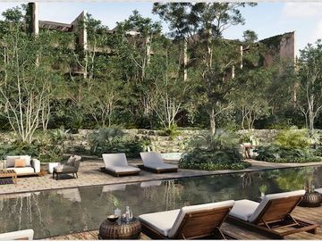 Estudio con alberca, ethnic mall, servicio de instagram butler, Tulum en venta A