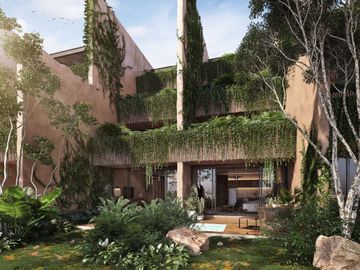 Estudio con alberca, ethnic mall, servicio de instagram butler, Tulum en venta A