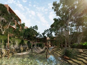 Estudio con alberca, ethnic mall, servicio de instagram butler, Tulum en venta A