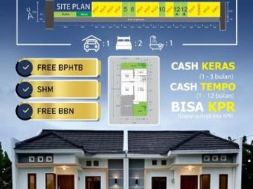 RUMAH MURAH DI BANTUL 2 KAMAR TIDUR DEKAT JL WONOSARI