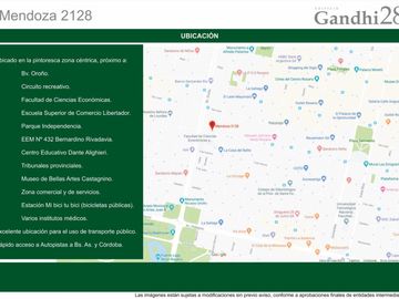 Rosario: Mendoza 2128 monoambiente al frente con balcon de 31 m2, Rosario, Santa Fe Argentina