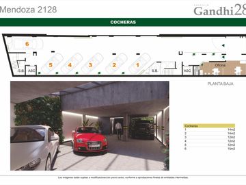 Rosario: Mendoza 2128 monoambiente al frente con balcon de 31 m2, Rosario, Santa Fe Argentina