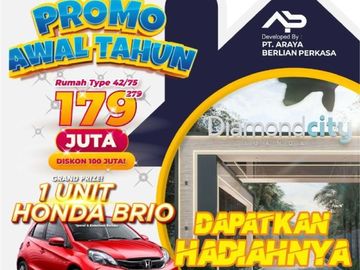 ON SALE! DIAMOND CITY JUANDA 1, Miliki Sekarang Rumah Murah Dekat Tol Tambak Sumur