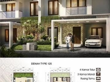 RUMAH SIAP HUNI TENGAH KOTA 2 LANTAI HARGA NEGO