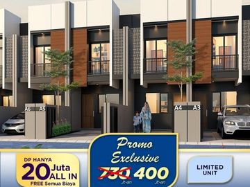 Rumah baru murah 2 lantai di dekat Galaxy Bekasi