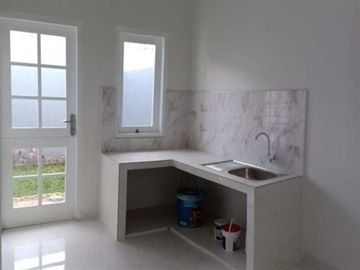 Rumah Baru 1 Lnt, LT 130 m&sup2;, Rp 895 Juta, di Pancoran Mas, D