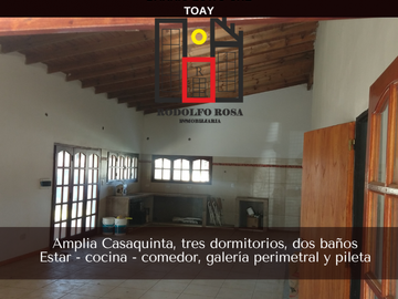 Amplia Casaquinta sobre calle Brasita de Fuego, Lowo Che, Toay