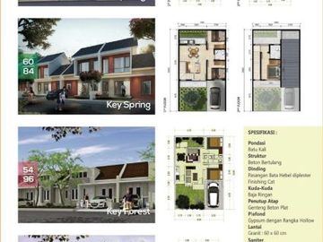 rumah siap huni 1 lantai tanpa dp free biaya kpr di cibinong