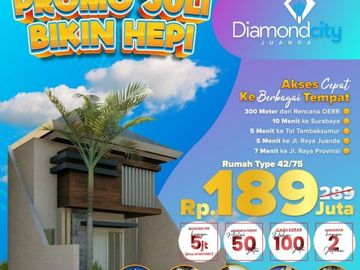 PALING MODERN, No. 08213993----, Perumahan Murah di Sidoarjo Dekat Juanda, Diamond City Juanda 1