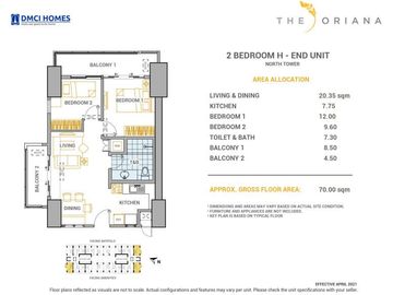 Pre-selling 70.00 sqm 2BR Condo For Sale in Quezon City