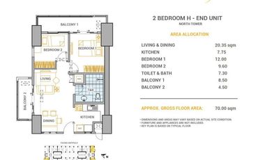 Pre-selling 70.00 sqm 2BR Condo For Sale in Quezon City