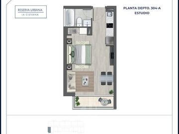 Departamentos Estudio, 1 y 2 Dormitorios en La Cisterna