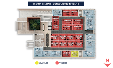 Consultorios en Venta en Torre Triada en Col. México