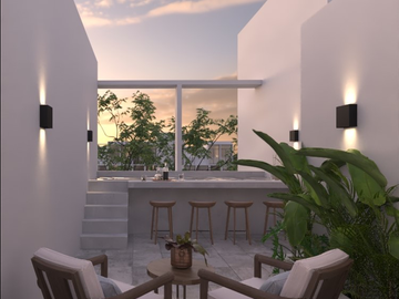 PREVENTA DEPARTAMENTO EN MERIDA, CON AMENIDADES UBICADOS EN TEMOZON NORTE