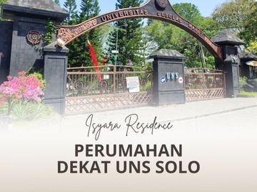 PERUMAHAN 7 MENIT DARI KAMPUS UNS LOKASI NYAMAN AMAN DAN ASRI