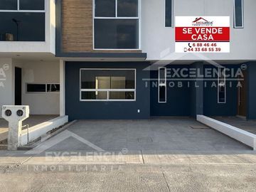 VENTA DE CASA NUEVA DE 2 NIVELES EN FRACC. PRIVADO EL PRADO TARIMBARO