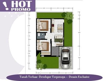 Rumah murah di tanjungpinang dekat areca waaterpark