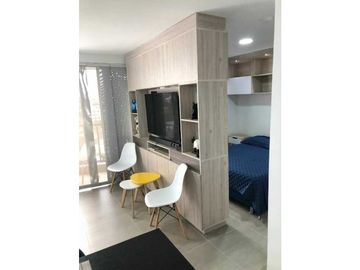 VENTA APARTAESTUDIO NUEVO AMOBLADO EN LA FLORA