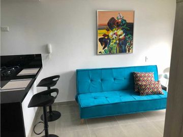 VENTA APARTAESTUDIO NUEVO AMOBLADO EN LA FLORA