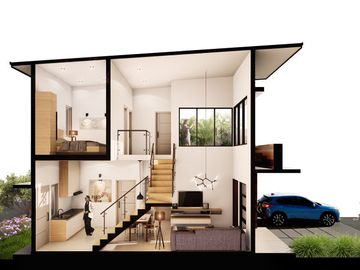 RUMAH TIPE 80! ROOFTOP GARDEN PERTAMA DI TIBAN