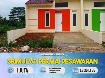 Rumah subsidi angsuran Free di Natar