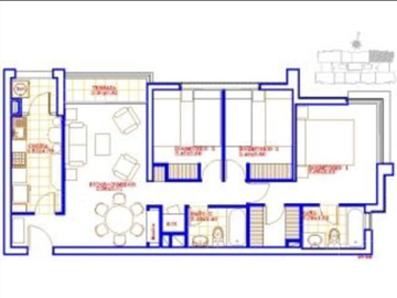 Departamento en venta 2D/2B 1est 1bd Carmen-Santiago
