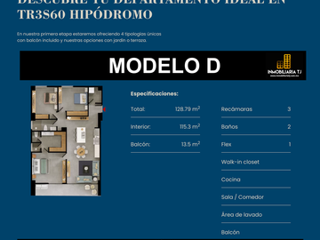 Estrena en TR3S60, departamentos en venta!