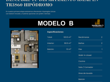 Estrena en TR3S60, departamentos en venta!