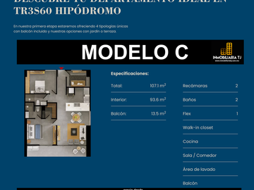 Estrena en TR3S60, departamentos en venta!
