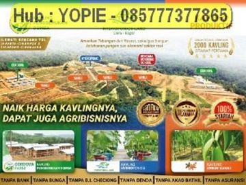 Dijual kavling murah di bogor banyak bonus nya