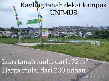 Tanah kavling Strategis kedungmundu Tembalang dekat Unimus