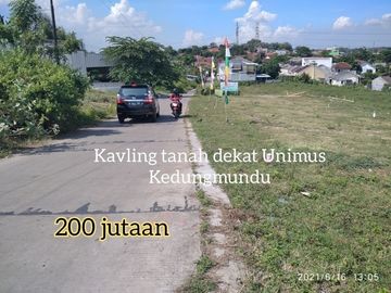 Tanah kavling Strategis kedungmundu Tembalang dekat Unimus