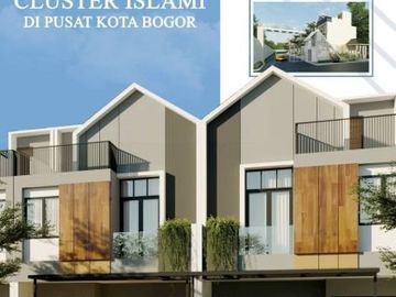 Townhouse Rumah Syariah 2 lantai Tengah Kota Bogor Gratis Rooftop Tanpa BI Checking