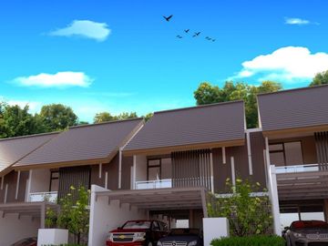 Modern 2 lantai di jln Kaliurang KM 10