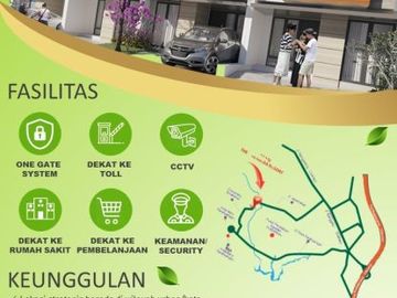 RUMAH MEWAH DALAM KAWASAN RESORT BARU HANYA 450 JUTAAN