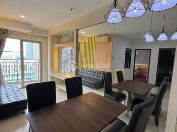 Disewakan Apartemen Cosmo Mansion - Jakarta Residence Thamrin City tipe 3BR Full Furnished | JKRD018