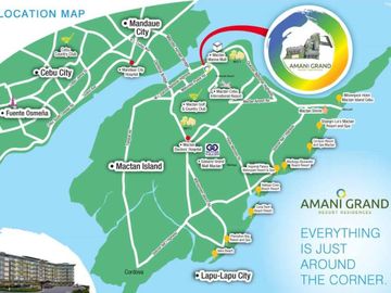 RENT TO OWN- 27 sqm studio condo for sale in  Amani Grand Tower A Lapulapu City