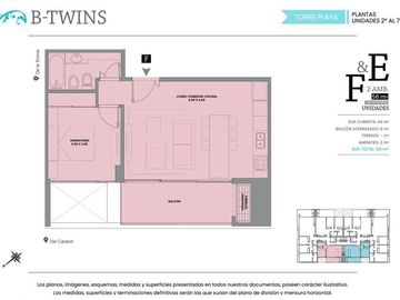 Departamento en venta de 1 dormitorio en Pinamar Chico