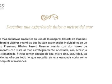 Departamento en venta de 1 dormitorio en Pinamar Chico