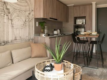 Departamento en venta de 2 dorm. en La Cisterna