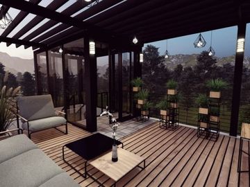 RESORT MEWAH 2 Lantai plus Rooftop di Bandung Timur